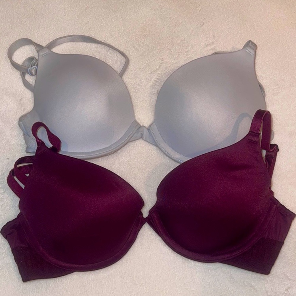 Victoria Secret Pink Set Supported Lined Bras